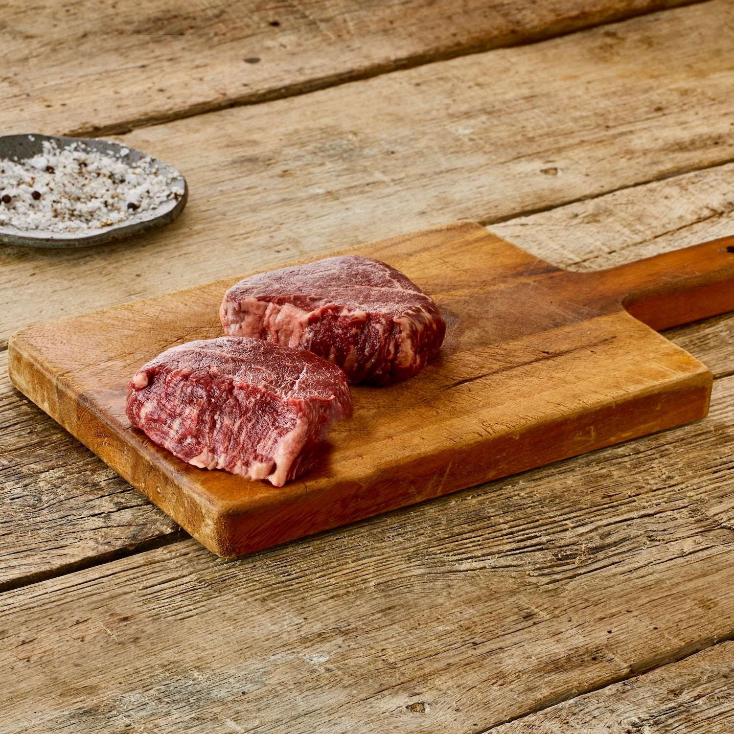 two wagyu beef fillet steaks from Chile