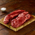 two british wagyu beef hanging tender steaks