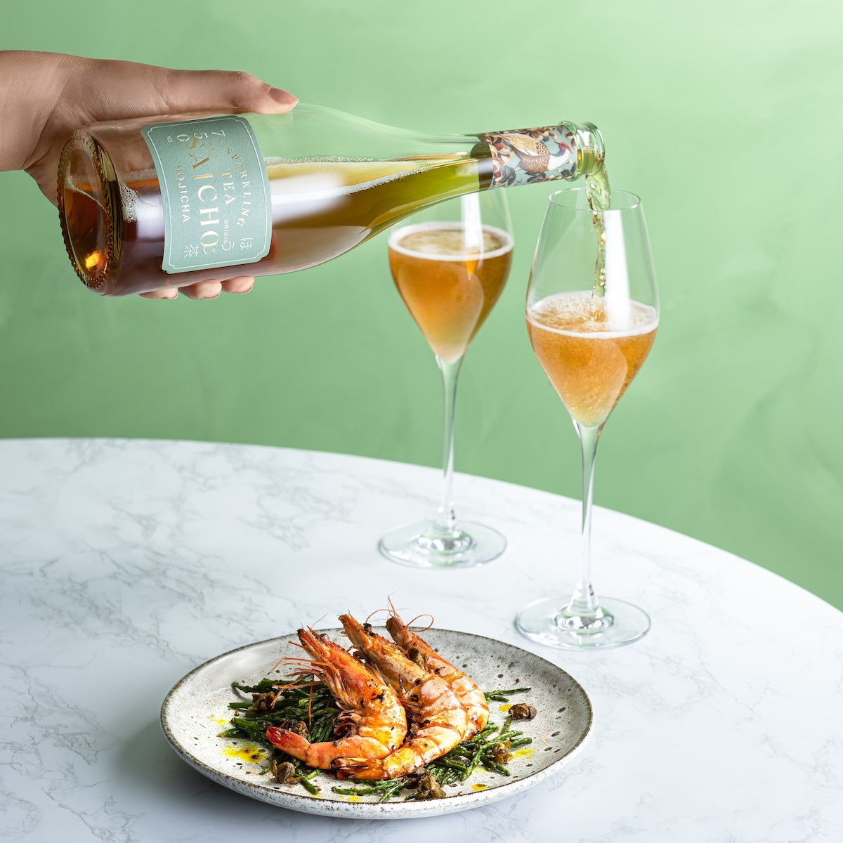 Hojicha Sparkling Tea