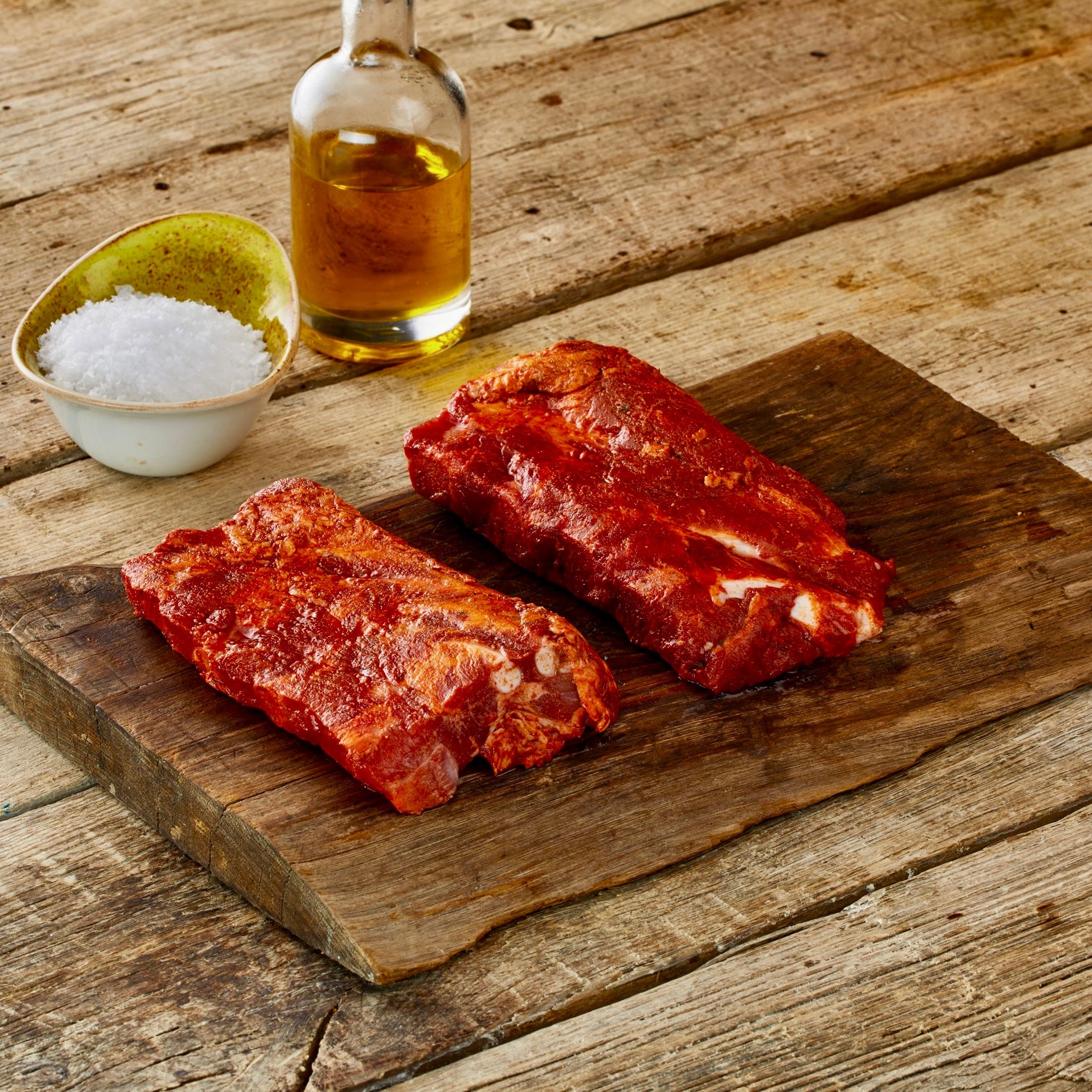 iberico pork marinated sliced spare ribs