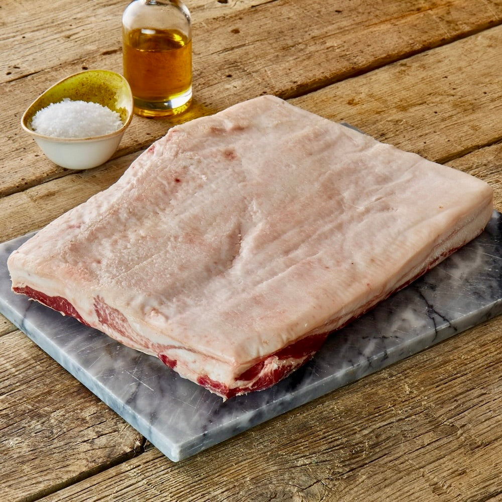 Iberico Pork Belly Skin Off | ±3kg