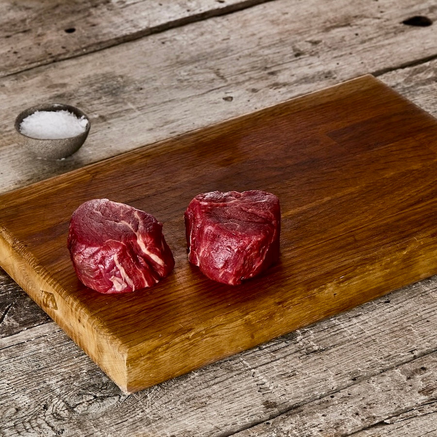 British Beef Fillet Steaks 28 Day Dry-Aged | ±150g x2