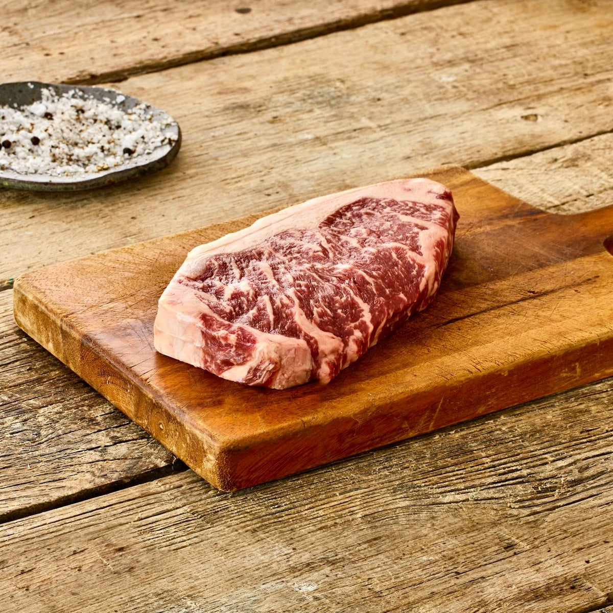 one wagyu beef striploin from Chile