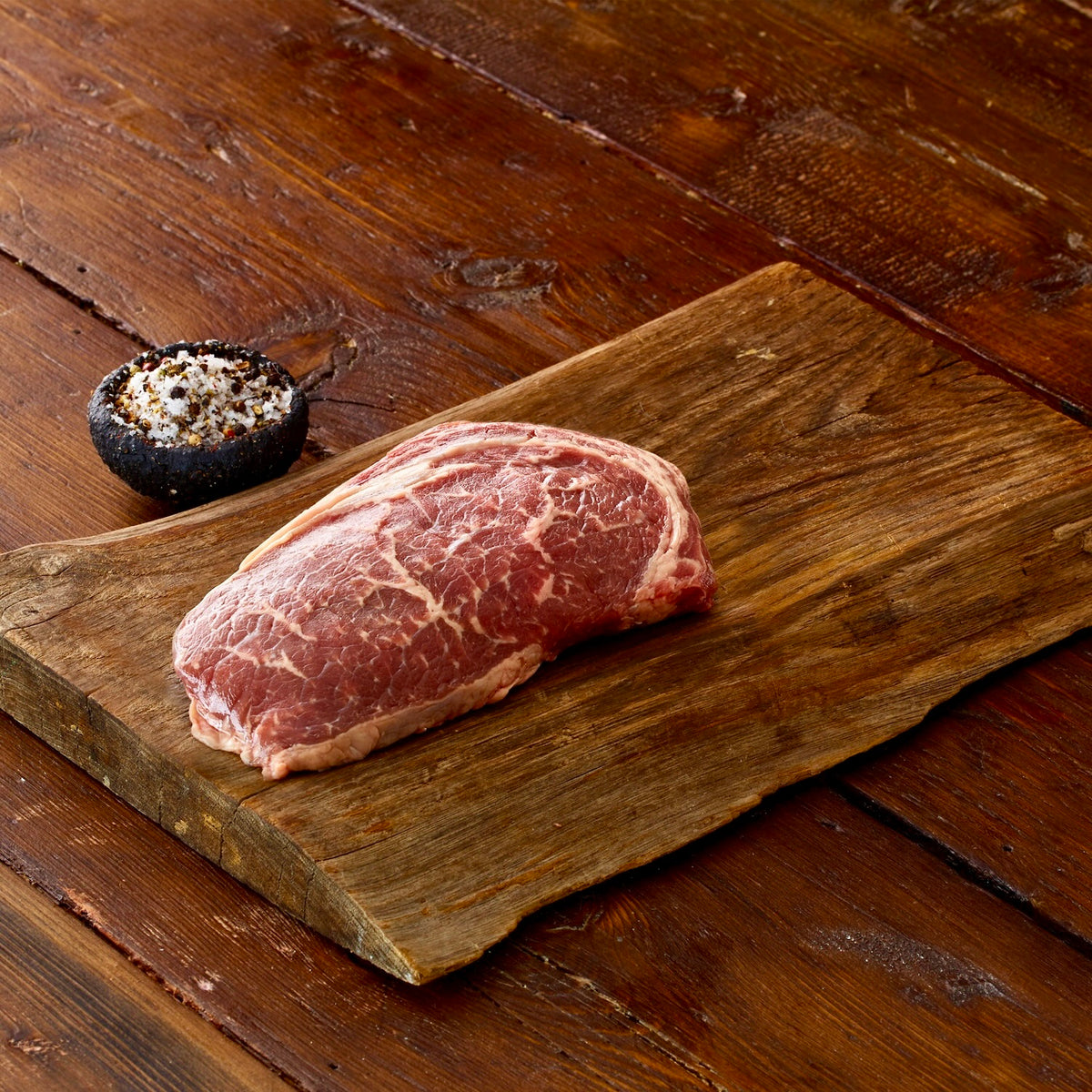 one steak of USDA prime beef ribeye
