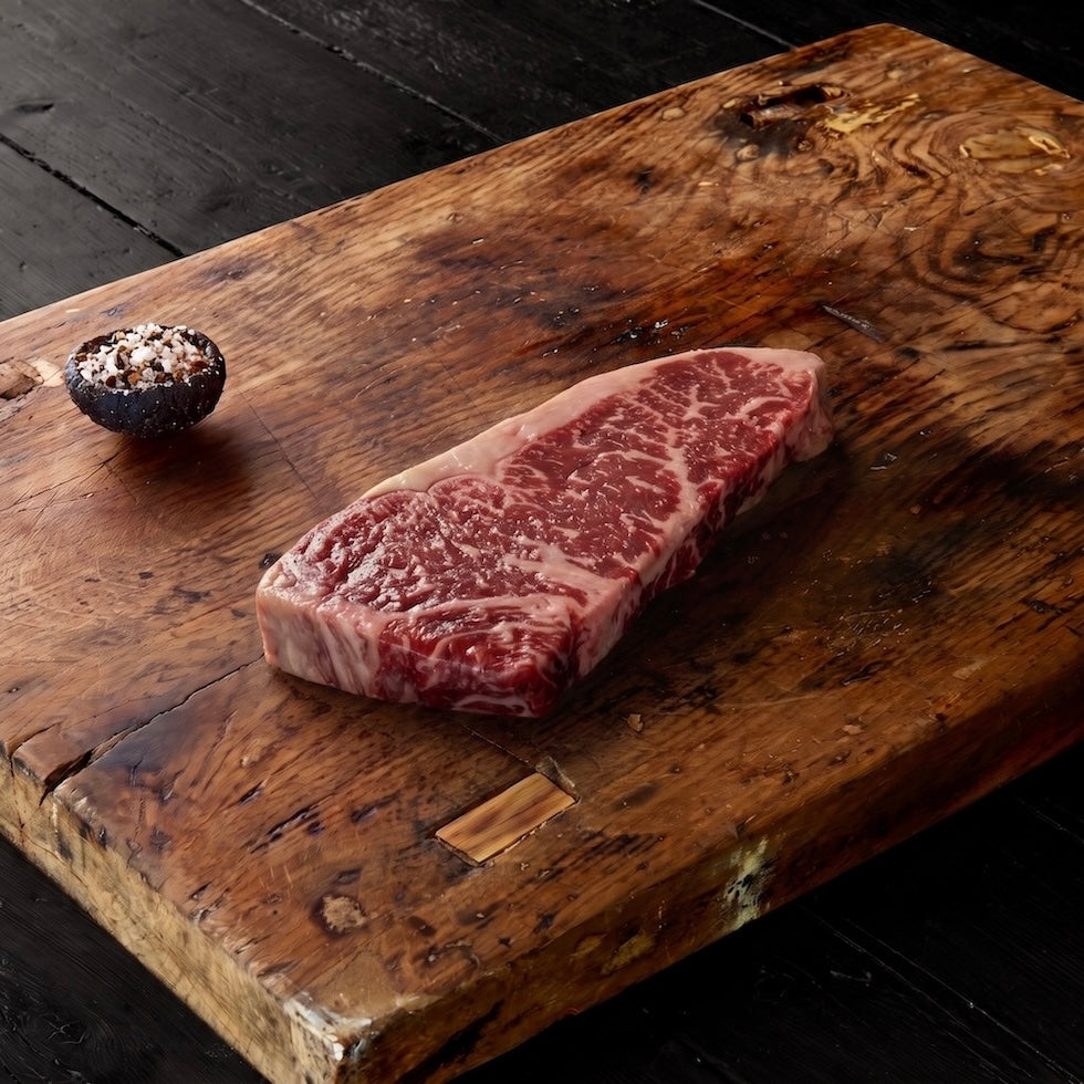 Wagyu Australian Beef Striploin Steak BMS 8-9 | ±300g