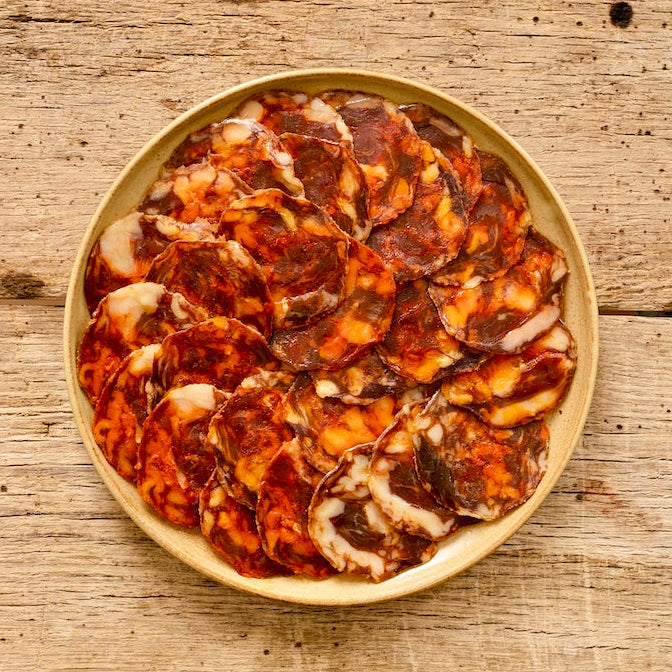 Sliced Iberian Acorn-Fed Chorizo - 100% Iberico | 80g