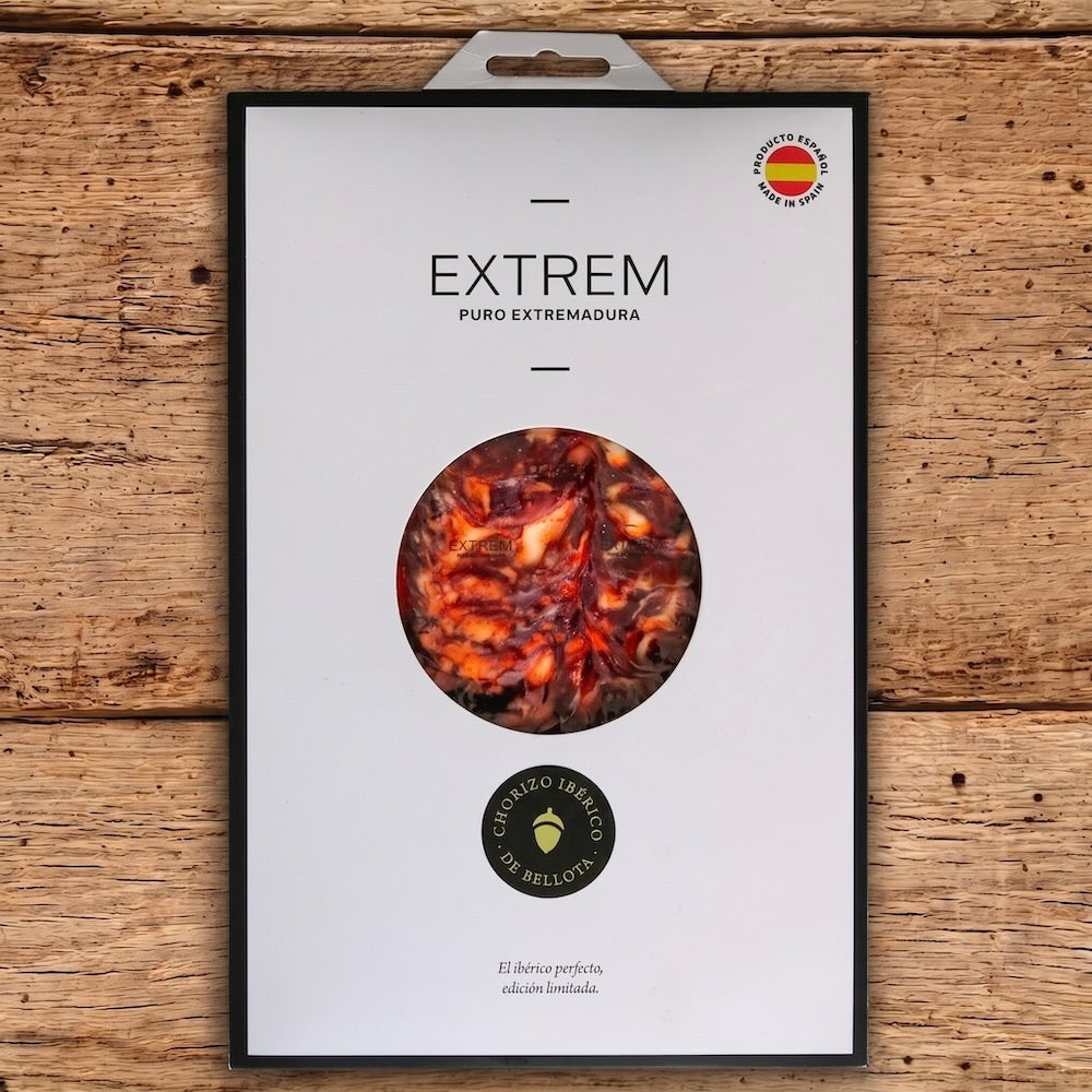 Sliced Iberian Acorn-Fed Chorizo - 100% Iberico | 80g