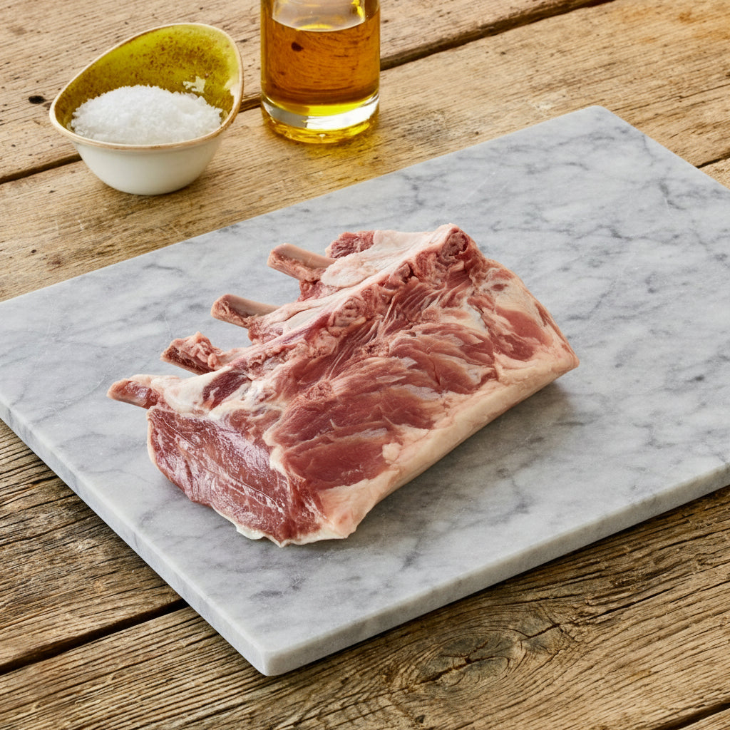 Duck Rack Bone Iberico Pork | Bone in Rack | MEAT ME AT HOME