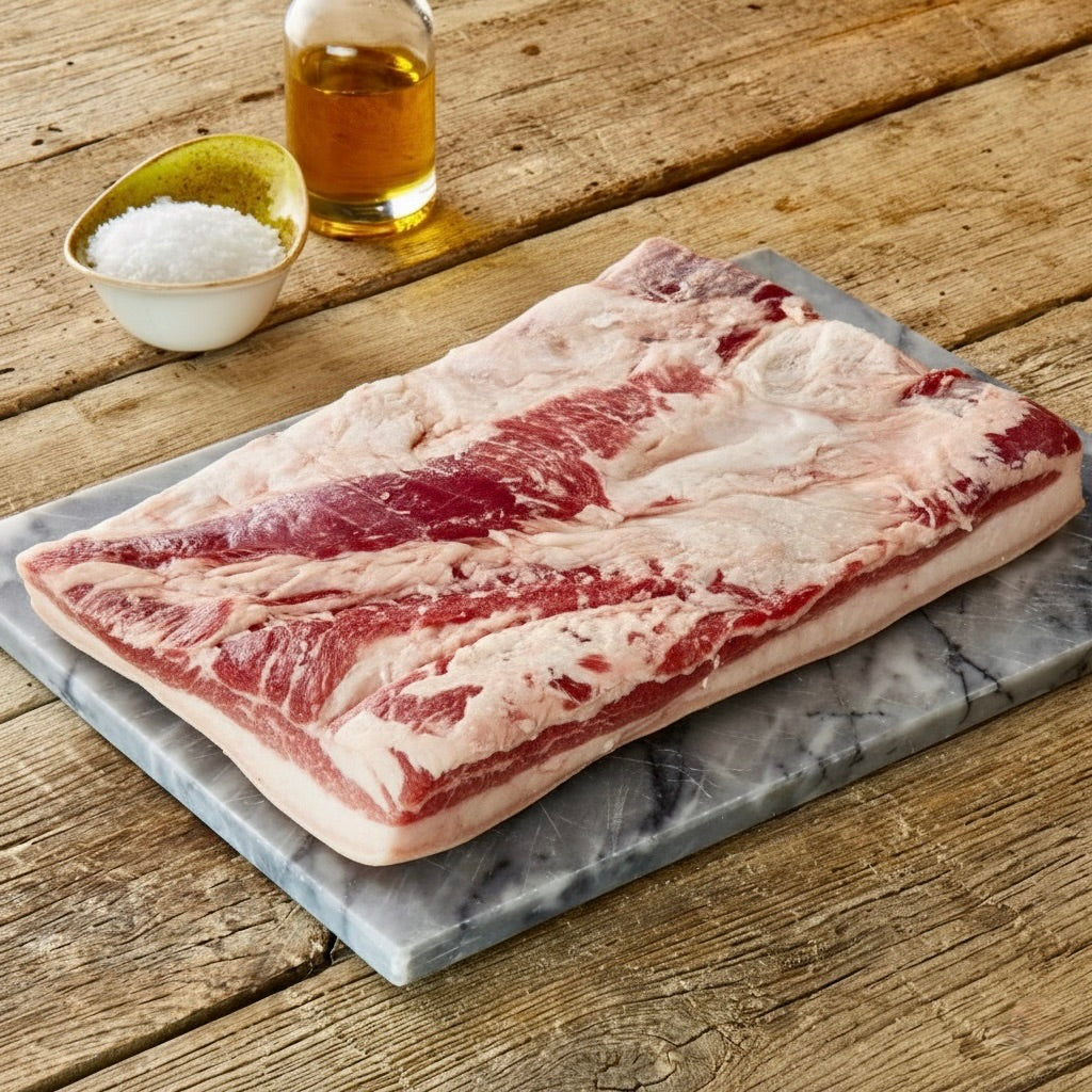 Iberico Pork Belly - Boneless, Skin On | ±3.4kg