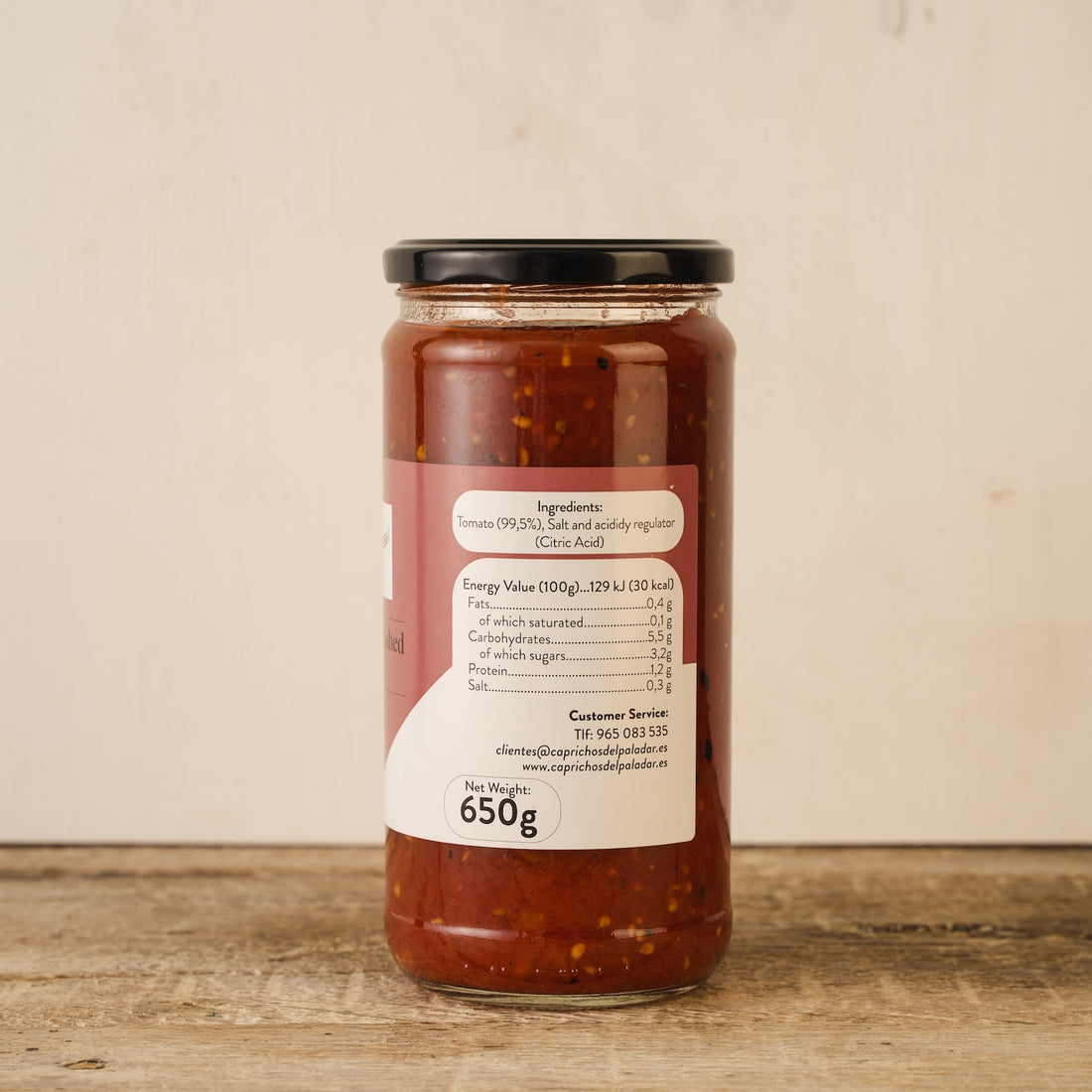 Roasted Natural Crushed Tomato  | 650g